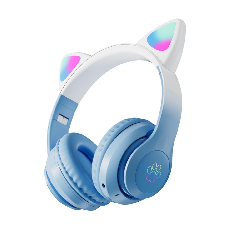 STN-28PRO Colourful Light Cat Ear Bluetooth 5.0… - Bundle of 3