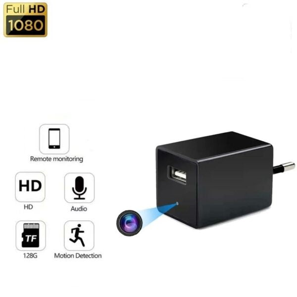 Spy USB Charger Camera Power Adapter With Micro…