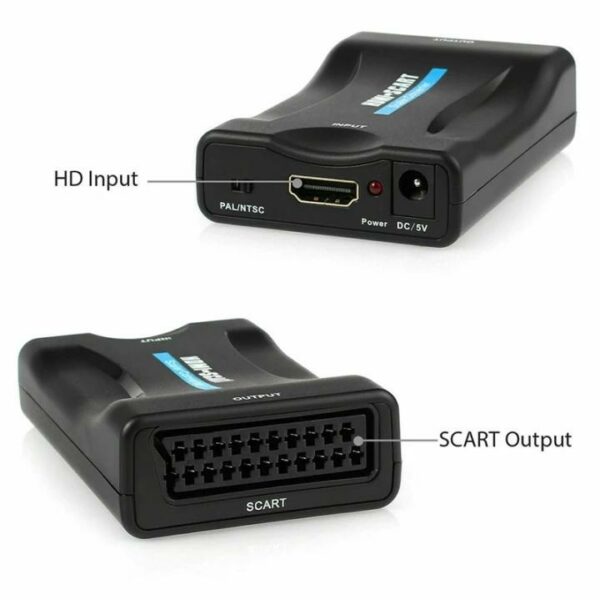 1080P HDMI To SCART Converter Digital Analog S…