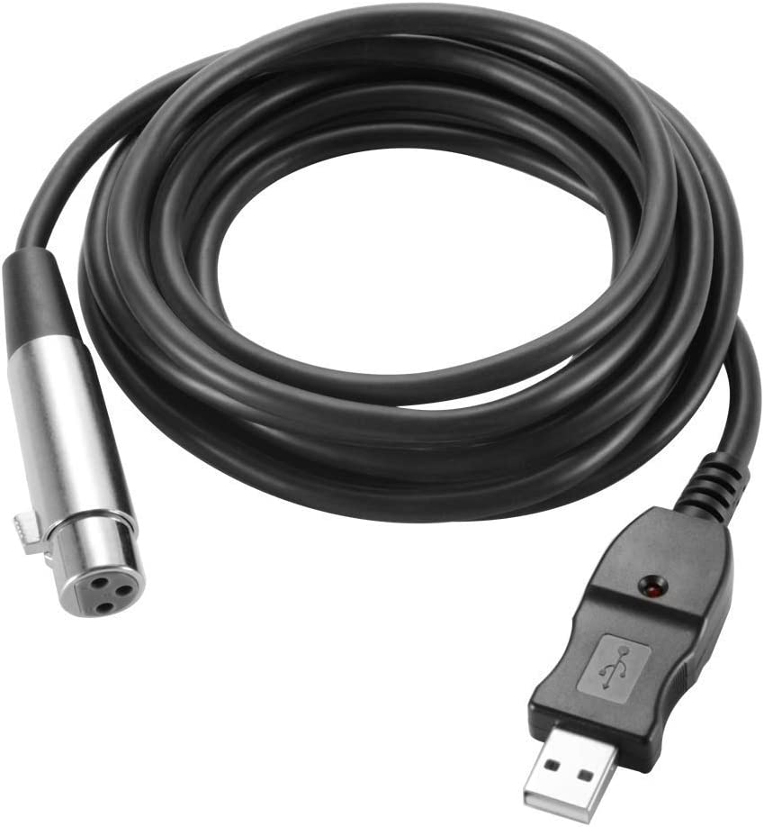 SE-L19 USB Male to 3-Pin XLR Female Cable 3M