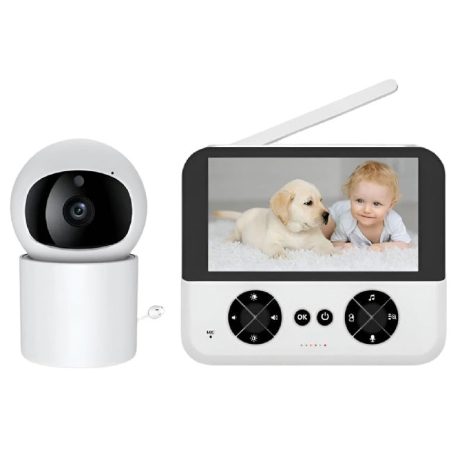 4.3 Baby Monitor With Pan Tilt Camera Night Vis…