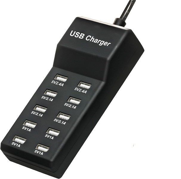 SE-TQ08 USB Hub 10 Port 2.4A/1A - Bundle of 3