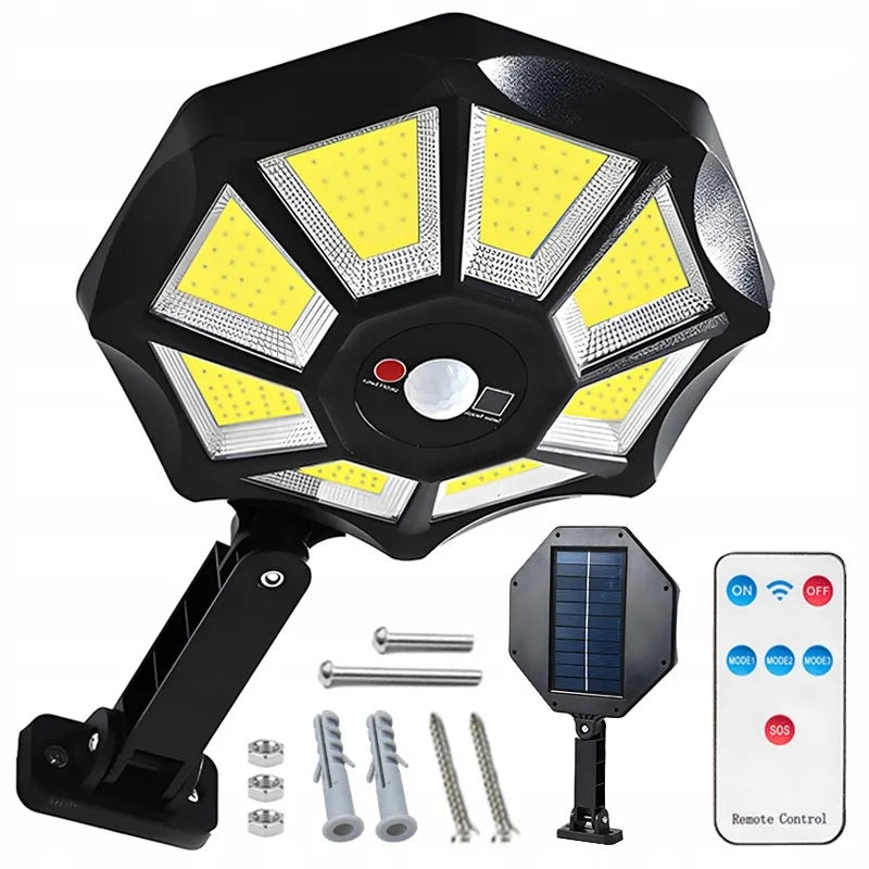 Aerbes AB-TA143-1 Solar Powered 168 COB Sensor … - Bundle of 2
