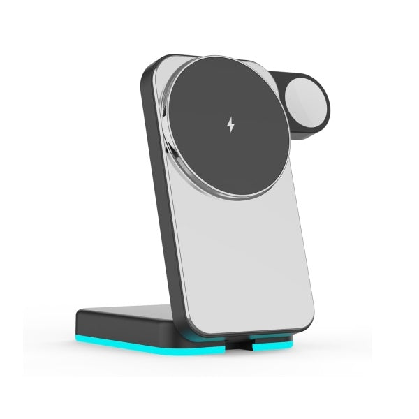 Aerbes AB-SJ160 3 in 1 Wireless Magnetic Charge… - Bundle of 2