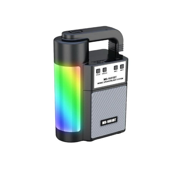 MS-1654BT Bluetooth 4″ Speaker With Flash…