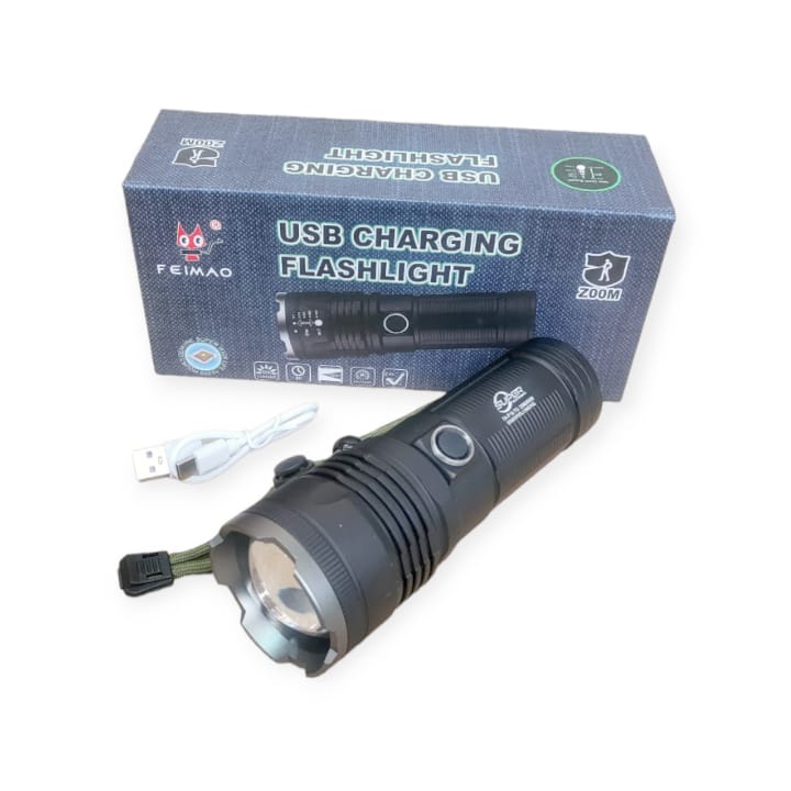 Feimao FA-P18-TG Zoomable Rechargeable Aluminiu… - Bundle of 2