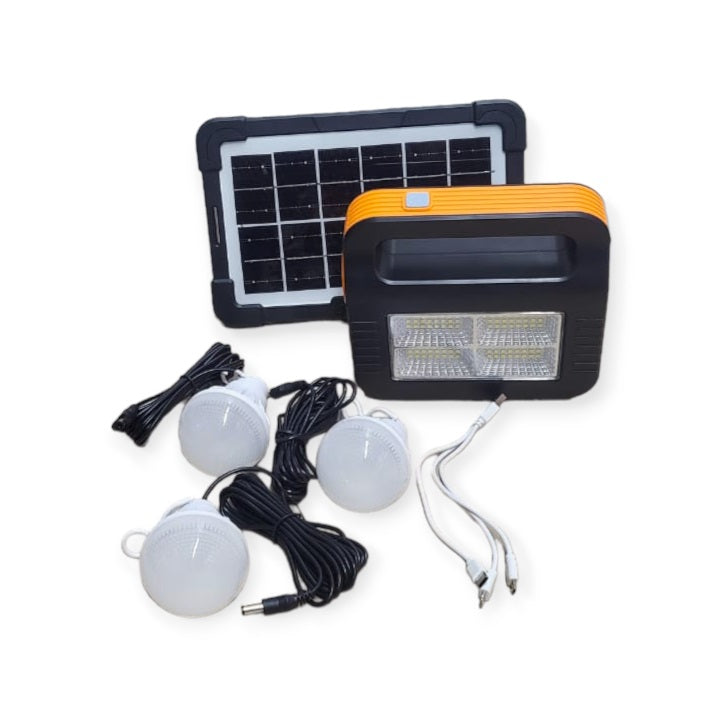 FA-999A Solar Powered Lighting System With 3 Bu…