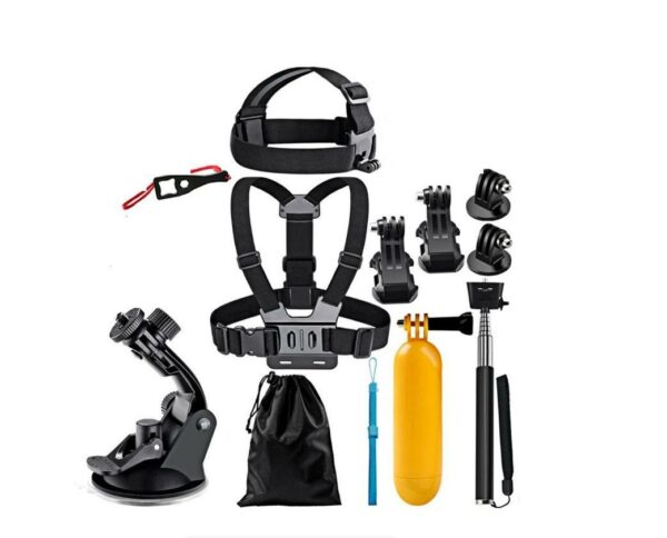 Sports Camera Accessories 9 in 1 Set