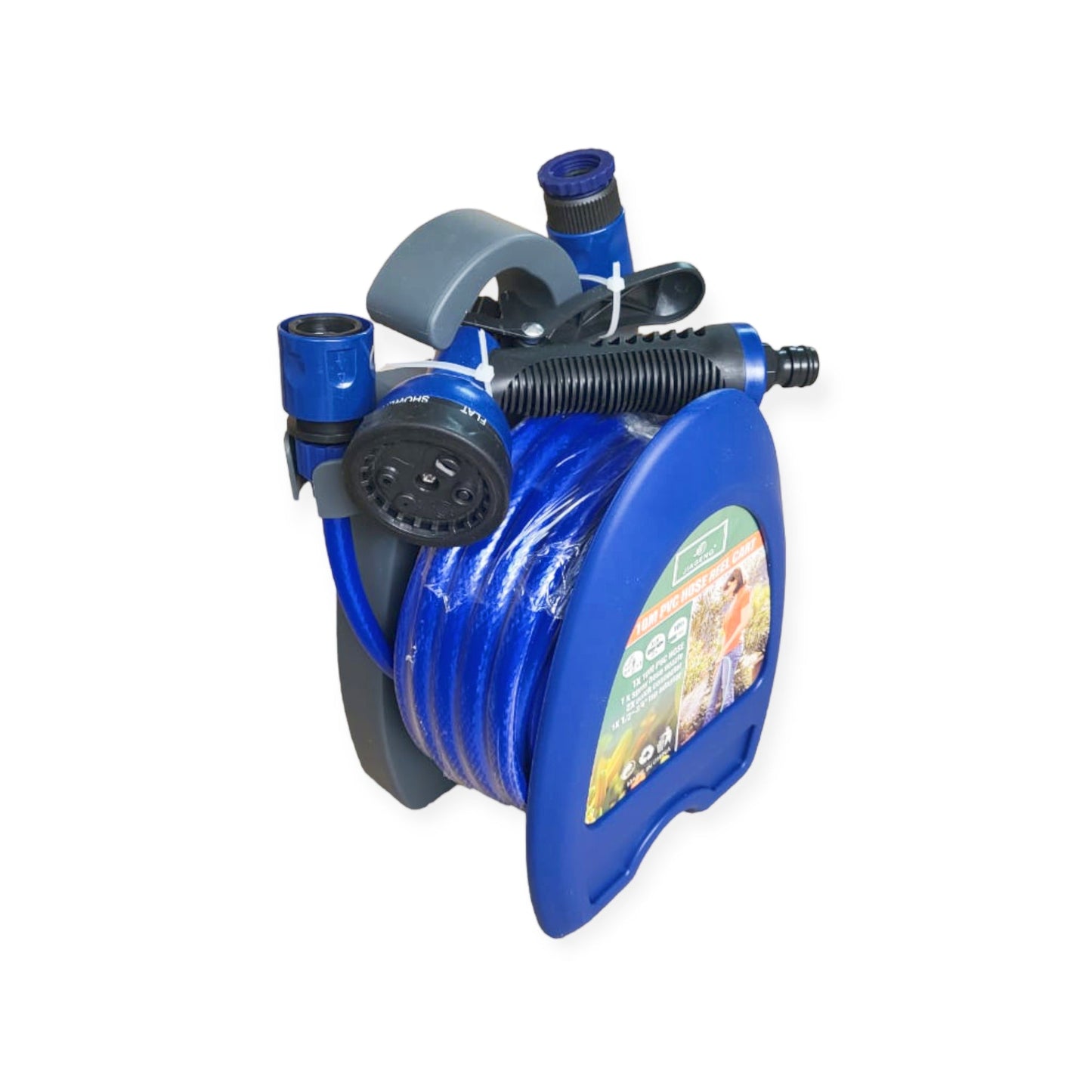 JG0631 Car Wash Hose Pipe With Reel 10M - Bundle of 2
