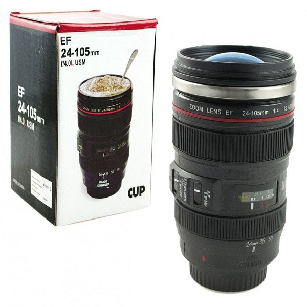 JG20375678 Stainless Steel Camera Lens Coffee …