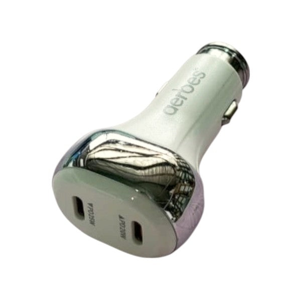 Aerbes AB-Q640 Dual PD 45W Car Charger - Bundle of 3