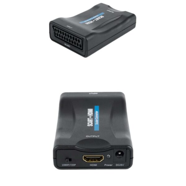 1080P SCART TO HDMI Converter Digital Analog Si…