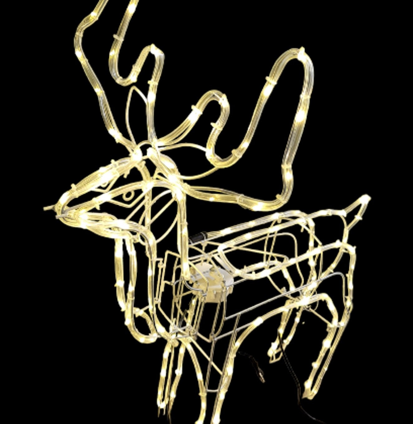 ZYF-D110 Fold Up Warm White Reindeer Christmas …