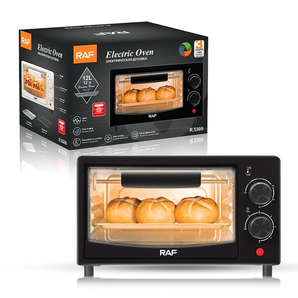 RAF R.5305B Electric Oven 12L 800W With Visual …
