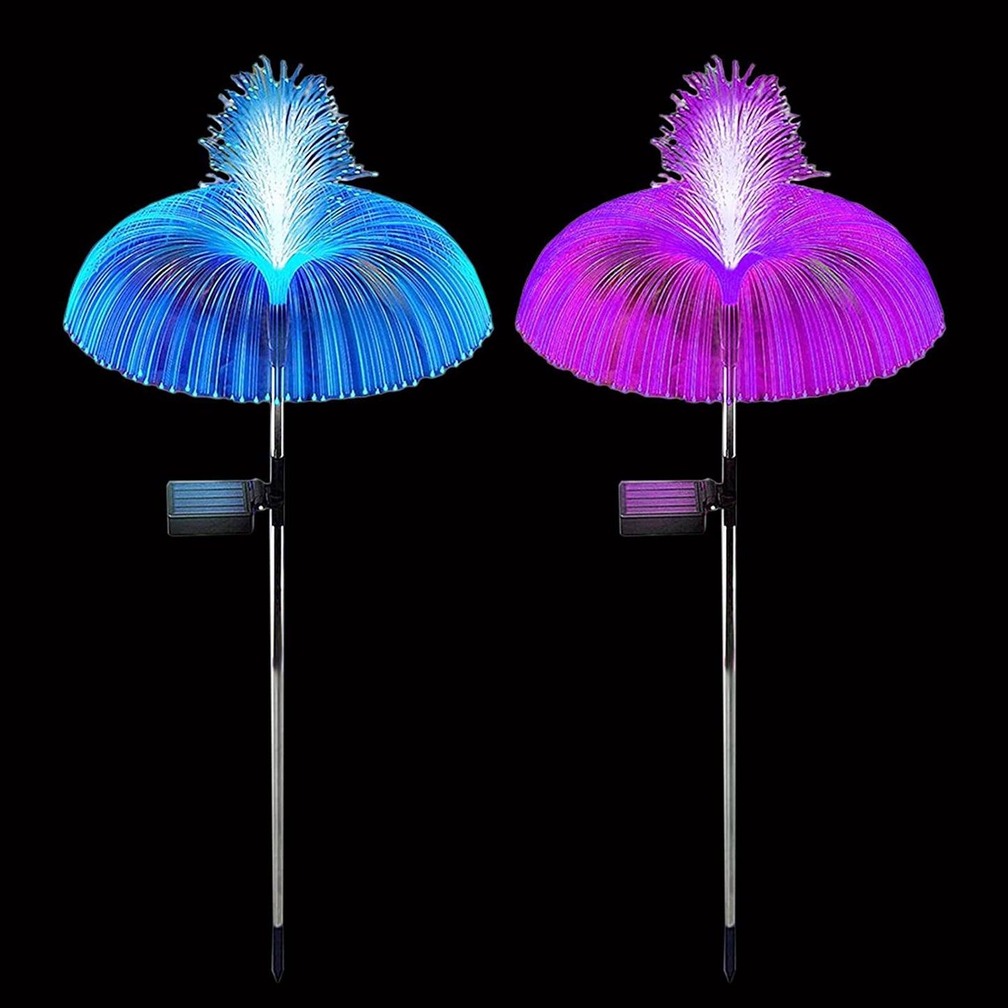 FA-LC74C Solar Powered Fountain Jelly Fish Ligh…