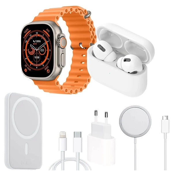 MVP-135 Smart Watch And Bluetooth Earphones Set…