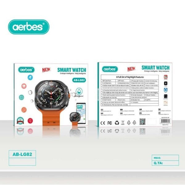 Aerbes AB-LG82 Smart Watch 47mm Round Dial With…