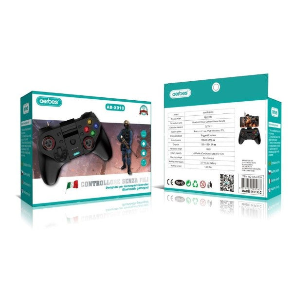 Aerbes AB-X010 Bluetooth Wireless Gamepad For C…