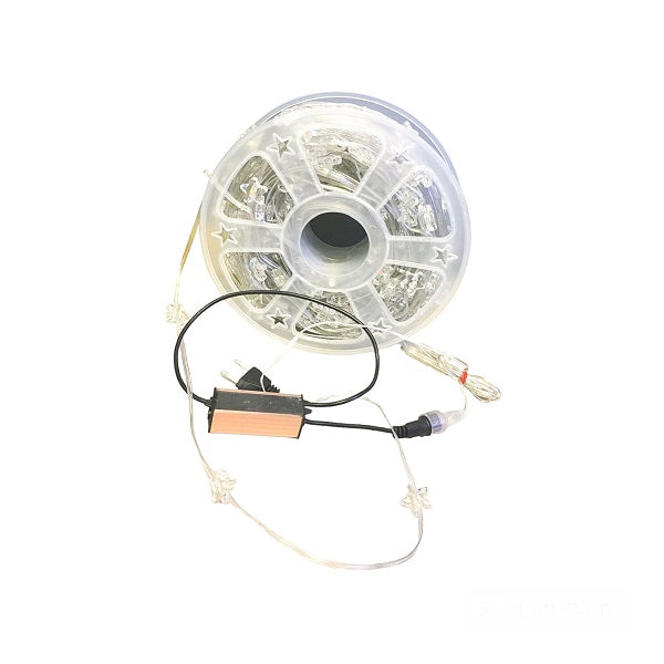 ZYF-161 50M White LED 5 Pointed Clear Stars 283…