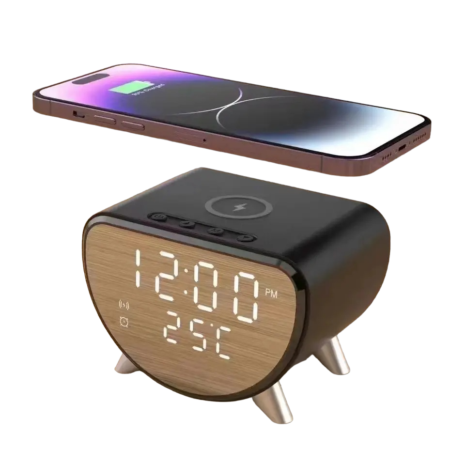 Aerbes AB-SJ45 Alarm Clock With 15W Wireless Ch…