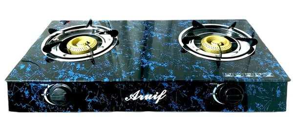 Aruif RH2002- 2 Plate Glass Top Gas Stove