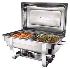Chafing Dish with Two Double Pan Burners