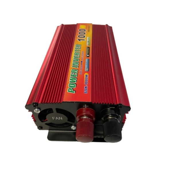 Power inverter 1000W – DC 12v to AC 220V – Assorted colours