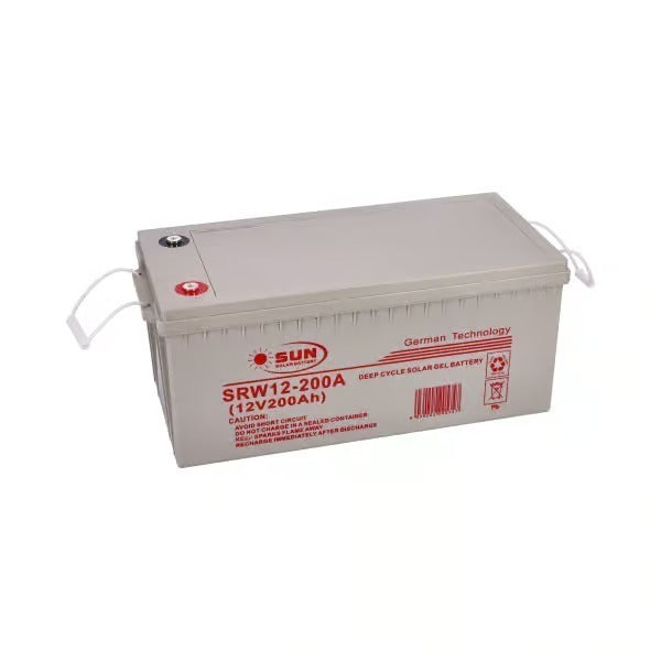 Sun 200AH 12V Deep Cycle Gel Battery