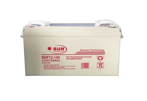 Sun 12v 150ah Deep Cycle Gel battery