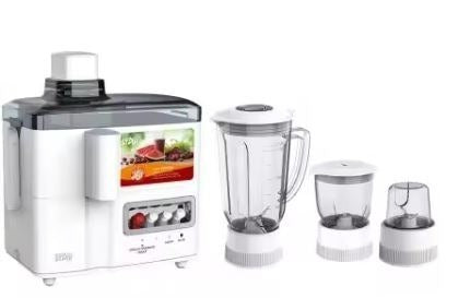 WINNING STAR 4 In 1 Mixer 400w Orange Juicer ST-5370-L Stainless Steel 2 Knife Orange Juicer Electric Blinder Machine Juicer