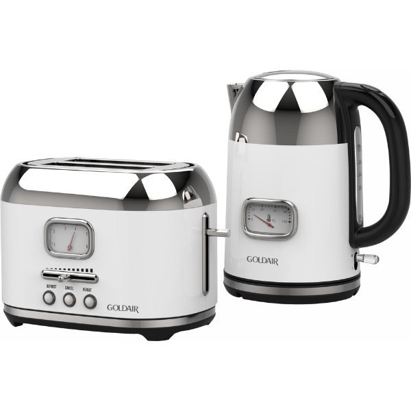 Goldair Breakfast Pack Kettle & Toaster Set Retro - GRBS-200