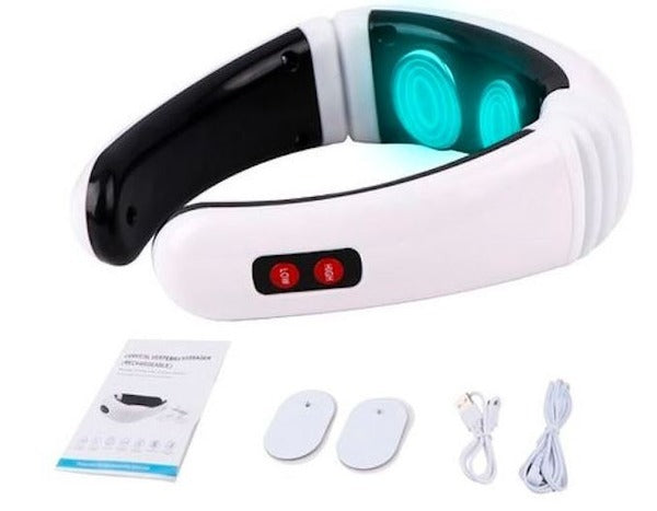 Andowl Multi-Function Pulse Massager - Neck and Back Massage Cushion