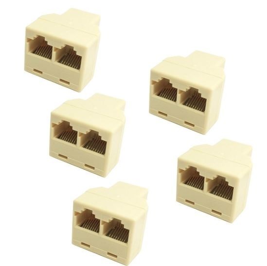 SE-L158 Dual Port RJ45 Network Splitter Pack Of 100