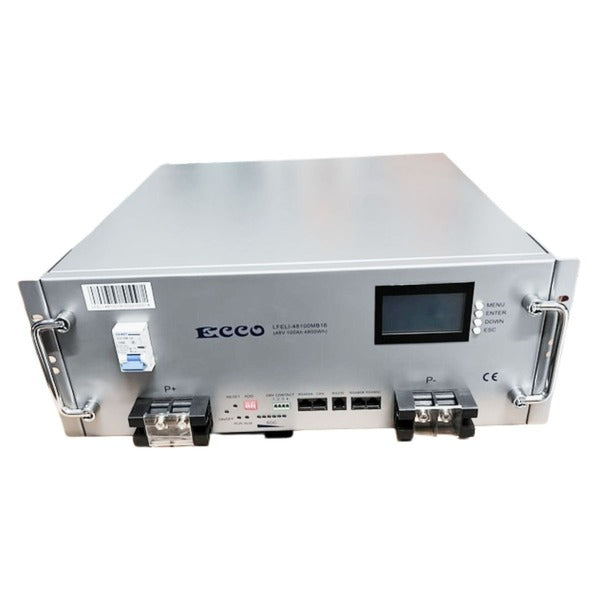 Ecco 48v 100ah 4800Wh Lithium Battery ( LFELi - 48100MB16)