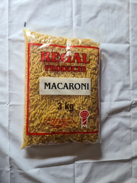 Regal Products Macaroni Bulk 3 x 3kg