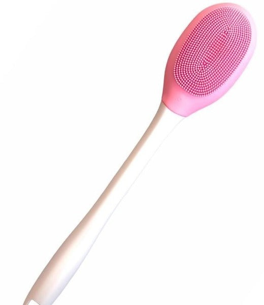Andowl Electric Silicone Waterproof Bath Brush - Skin Cleaning & Massaging - Pink