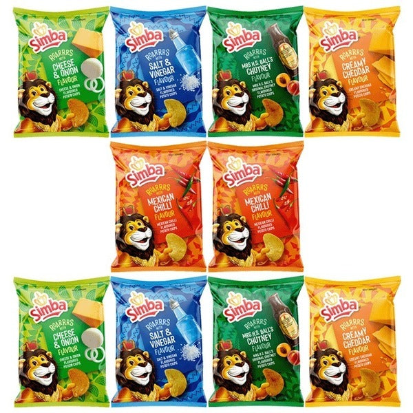 Simba Potato Chips (24 x 120g)