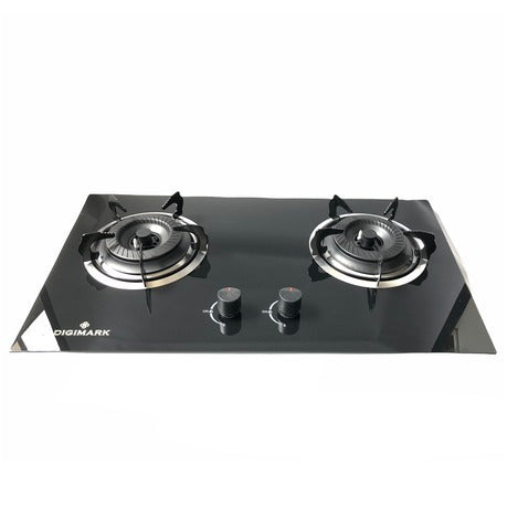 Digimark Glass Top Gas Stove - 2 Burner