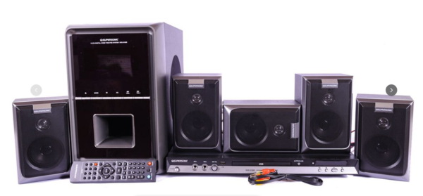 Supersonic Home Theatre Speaker System DVD-5106E