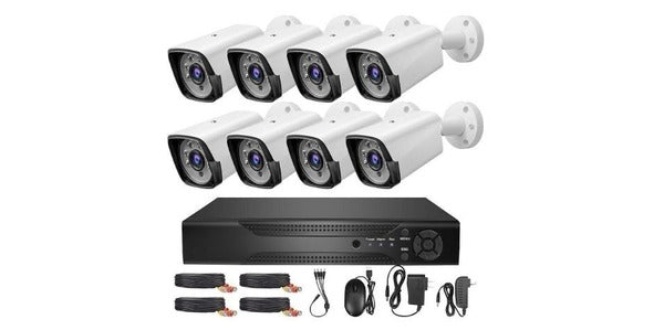Aerbes AB-JK10 AHD 8 Channel Wired DVR Camera Surveillance Kit