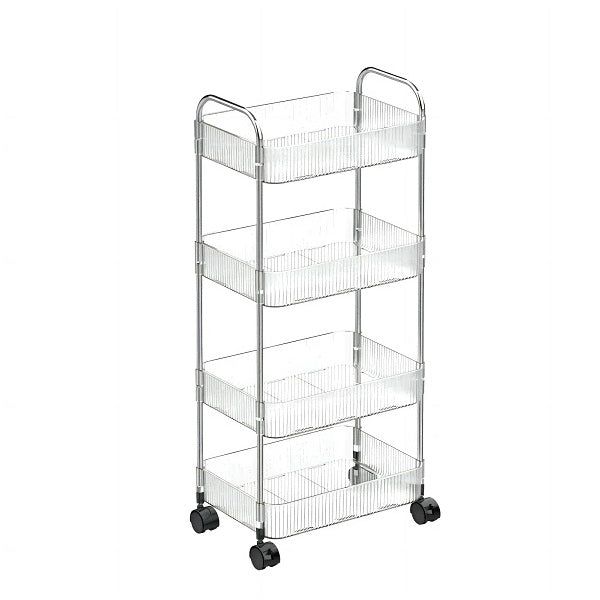 JG20375450 4 Tier Acrylic Trolley 38cm x 27cm x…