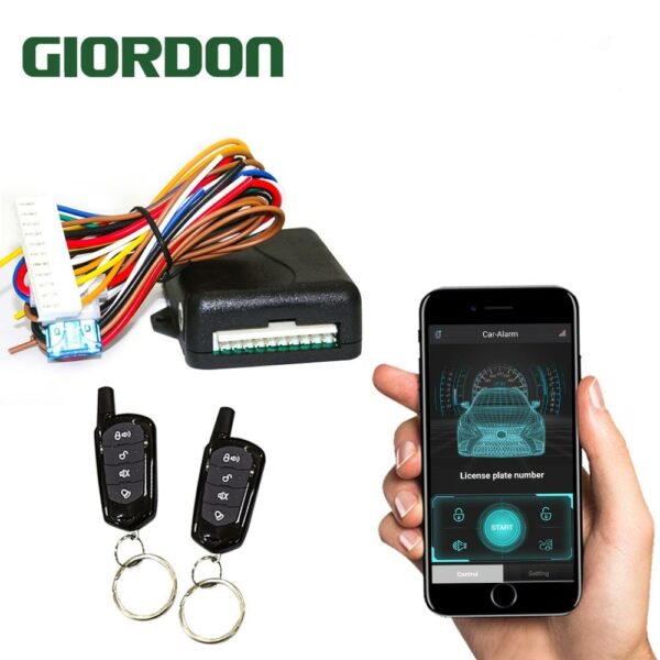 Wireless Car Key with Remote Control System - Bundle of 2