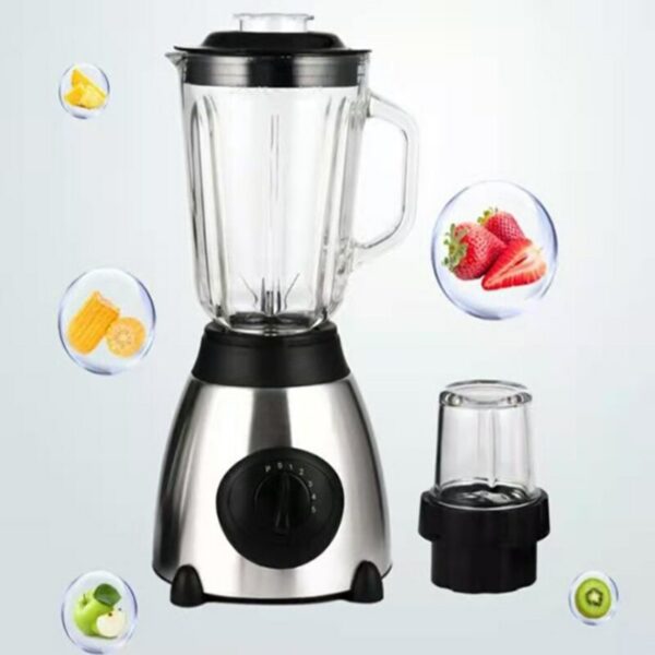 JG-166 2 IN 1 Blender Ice Crusher Stainless Ste…