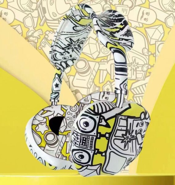 BK-27 Bluetooth 5.1 Graffiti Headphones - Bundle of 2