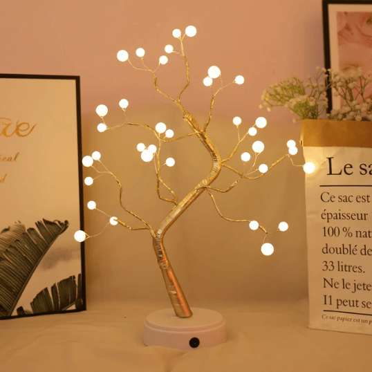D-1 36 LED Peral Home Decor Tree Light USB DC/B… - Bundle of 2