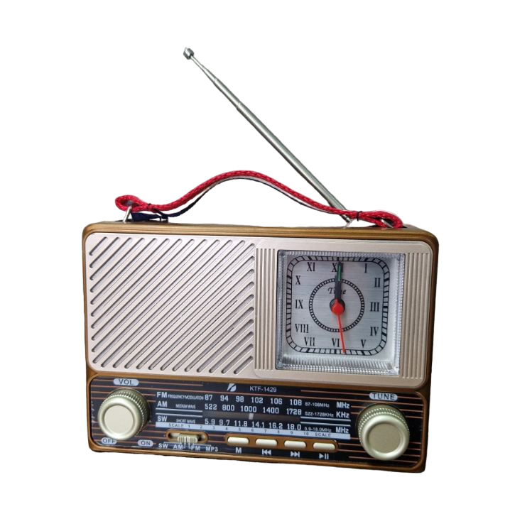 KTF-1429 AM/FM/SW 2.5″ 3 Band Radio With …