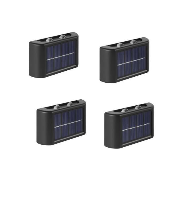 FA-04LED Portable Solar Powered Up and Down LED… - Bundle of 2