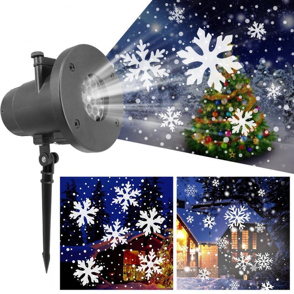 FA-W551 Outdoor Indoor Snowflake Projection Las… - Bundle of 2