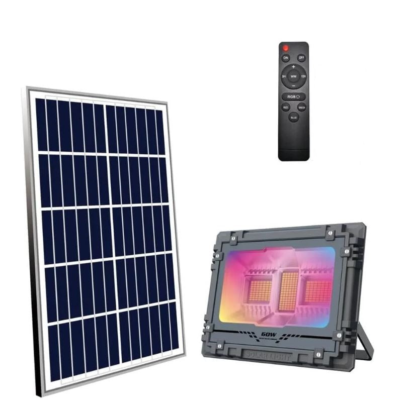 MJ-AW60 Solar Powered Floodlight RGB 60W ZYF-00…