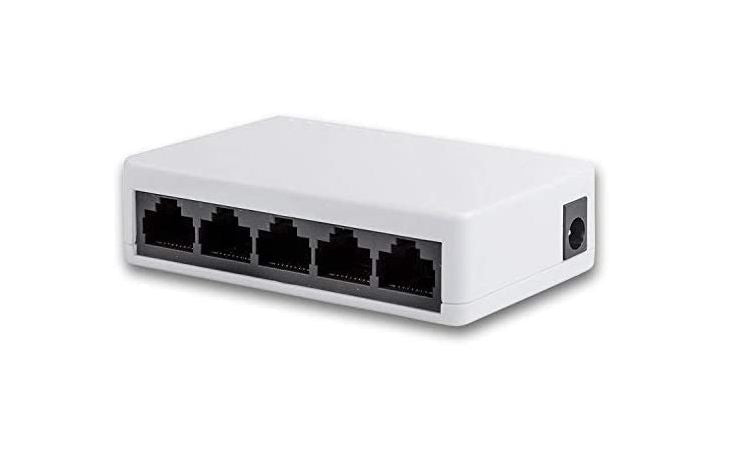 XF0584 Desktop 5-Port Fast Ethernet Switch 10/1… - Bundle of 2